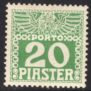 AUSTRIA-OFFICES IN THE TURKISH EMPIRE SCOTT J13