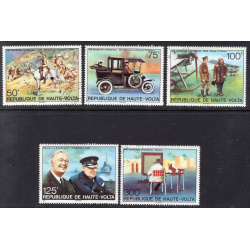 BURKINA FASO SCOTT 346-350