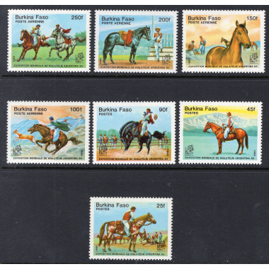 BURKINA FASO SCOTT 724-730