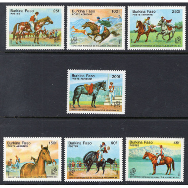 BURKINA FASO SCOTT 724-730