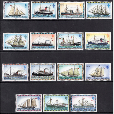 FALKLAND ISLANDS SCOTT 260A-274A