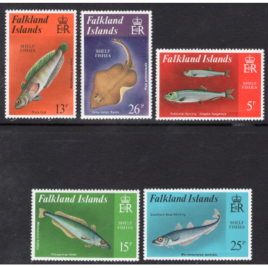 FALKLAND ISLANDS SCOTT 334-338