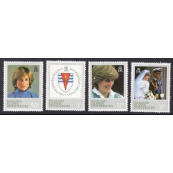 FALKLAND ISLANDS SCOTT 1L72-1L75