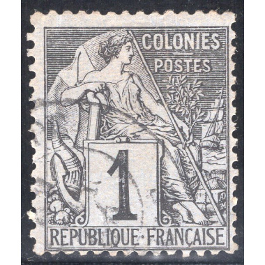 FRENCH COLONIES SCOTT 46