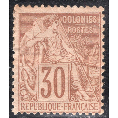 FRENCH COLONIES SCOTT 55