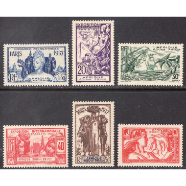 FRENCH EQUATORIAL AFRICA SCOTT 27-32