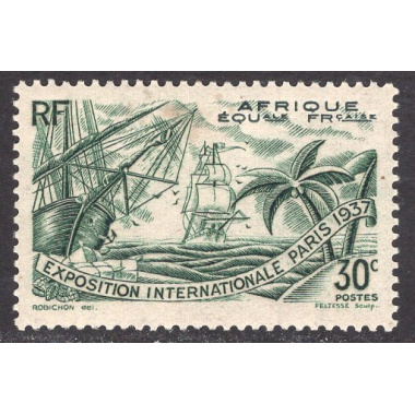 FRENCH EQUATORIAL AFRICA SCOTT 28