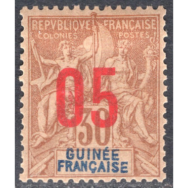 FRENCH GUINEA SCOTT 52