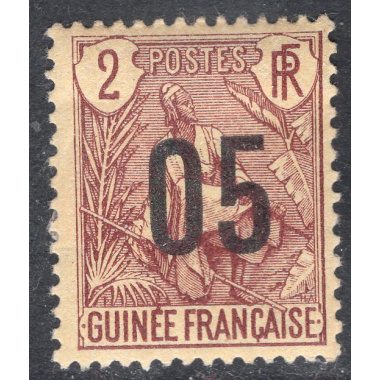 FRENCH GUINEA SCOTT 55