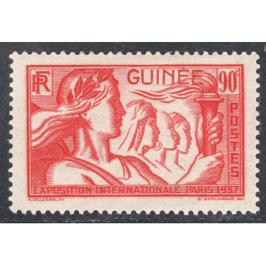 FRENCH GUINEA SCOTT 124