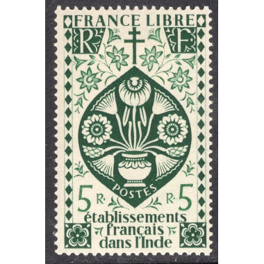 FRENCH INDIA SCOTT 156