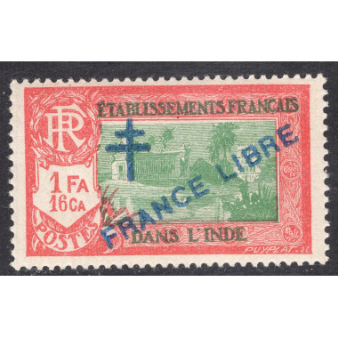 FRENCH INDIA SCOTT 168