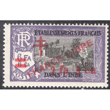 FRENCH INDIA SCOTT 196