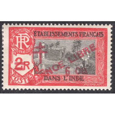 FRENCH INDIA SCOTT 201