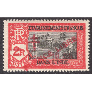 FRENCH INDIA SCOTT 202