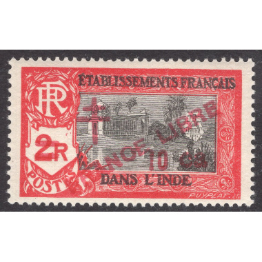 FRENCH INDIA SCOTT 202
