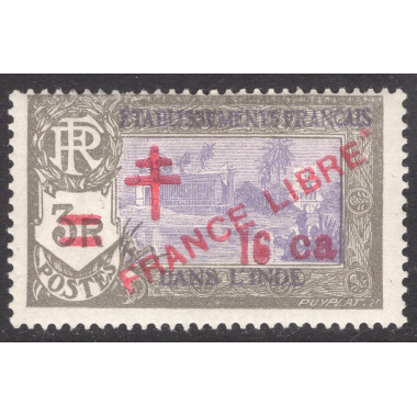 FRENCH INDIA SCOTT 205