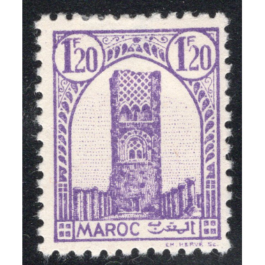 FRENCH MOROCCO SCOTT 186