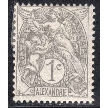 FRENCH OFFICES ABROAD-OFFICES IN EGYPT-ALEXANDRIA SCOTT 16