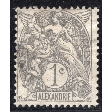 FRENCH OFFICES ABROAD-OFFICES IN EGYPT-ALEXANDRIA SCOTT 16