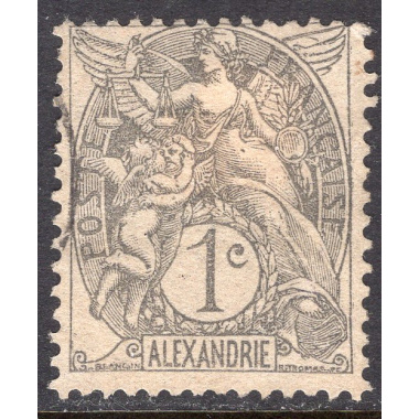 FRENCH OFFICES ABROAD-OFFICES IN EGYPT-ALEXANDRIA SCOTT 16