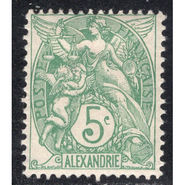FRENCH OFFICES ABROAD-OFFICES IN EGYPT-ALEXANDRIA SCOTT 20