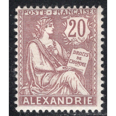 FRENCH OFFICES ABROAD-OFFICES IN EGYPT-ALEXANDRIA SCOTT 23