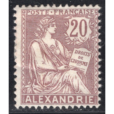 FRENCH OFFICES ABROAD-OFFICES IN EGYPT-ALEXANDRIA SCOTT 23