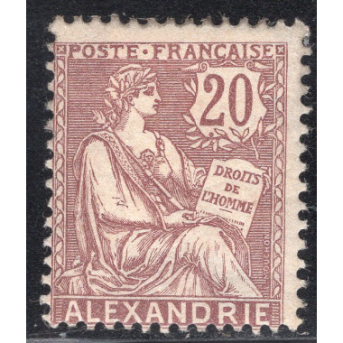 FRENCH OFFICES ABROAD-OFFICES IN EGYPT-ALEXANDRIA SCOTT 23