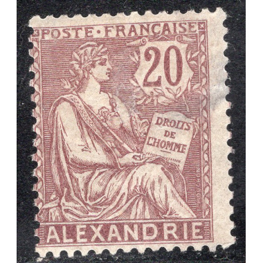 FRENCH OFFICES ABROAD-OFFICES IN EGYPT-ALEXANDRIA SCOTT 23