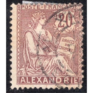 FRENCH OFFICES ABROAD-OFFICES IN EGYPT-ALEXANDRIA SCOTT 23
