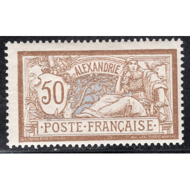 FRENCH OFFICES ABROAD-OFFICES IN EGYPT-ALEXANDRIA SCOTT 27