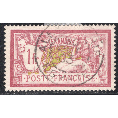 FRENCH OFFICES ABROAD-OFFICES IN EGYPT-ALEXANDRIA SCOTT 28