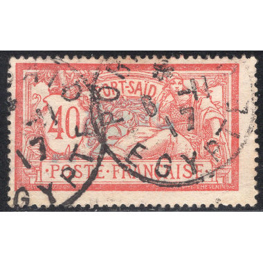 FRENCH OFFICES ABROAD-OFFICES IN EGYPT-PORT SAID SCOTT 28