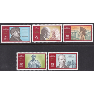 GERMAN DEMOCRATIC REPUBLIC SCOTT 1188-1192