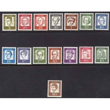 GERMANY SCOTT 9N176-9N190