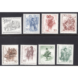 GERMANY SCOTT 9N267-9N274