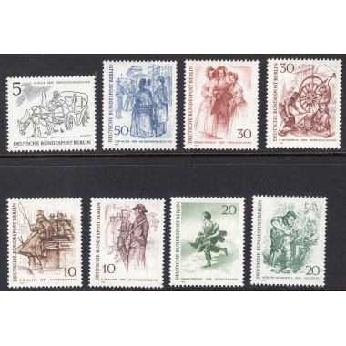 GERMANY SCOTT 9N267-9N274