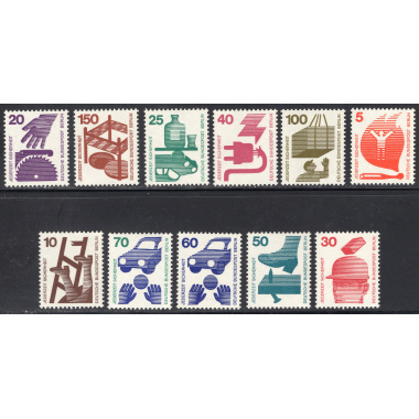 GERMANY SCOTT 9N316-9N325