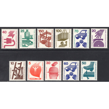 GERMANY SCOTT 9N316-9N325