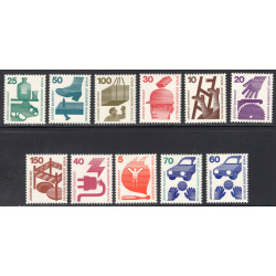 GERMANY SCOTT 9N316-9N325