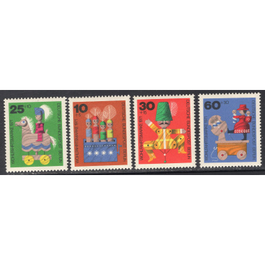 GERMANY SCOTT 9NB83-9NB86