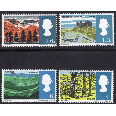 GREAT BRITAIN SCOTT 454P-457P