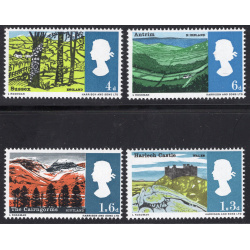 GREAT BRITAIN SCOTT 454-457