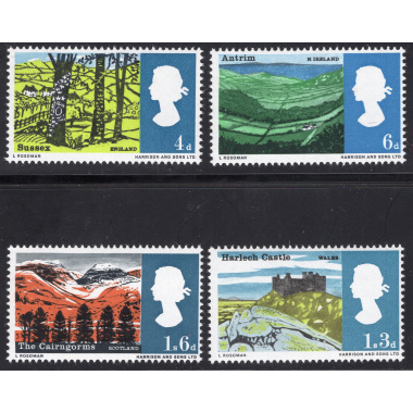 GREAT BRITAIN SCOTT 454-457