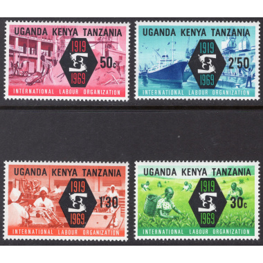 KENYA UGANDA TANZANIA SCOTT 197-200