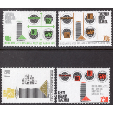 KENYA UGANDA TANZANIA SCOTT 267-270