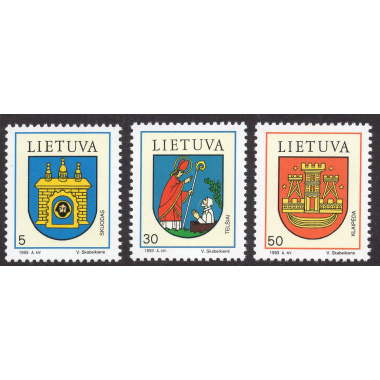 LITHUANIA SCOTT 454-456