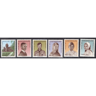 LUXEMBOURG SCOTT B258-B263