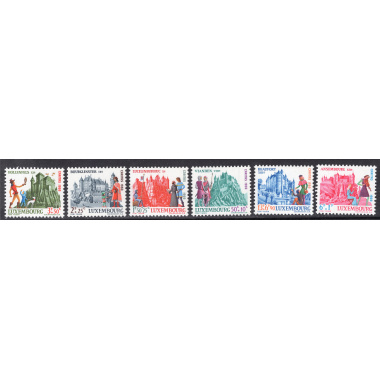 LUXEMBOURG SCOTT B270-B275